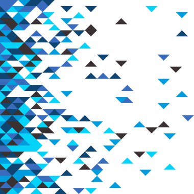 Rastgele renklendirilmiş elmaslarla desen, üretken hesaplama sanatı çizimi