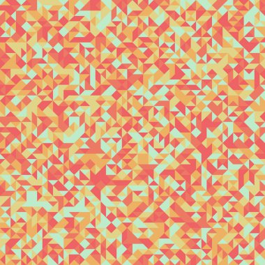 Renkli fayans, kusursuz rastgele dokuma mozaik deseni, bağlantı sanatı arkaplan tasarımı illüstrasyonu, soyut geometrik desenli üretken hesaplama sanatsal illüstrasyonu