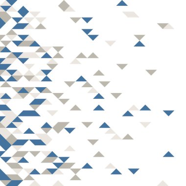 Rastgele renklendirilmiş elmaslarla desen, üretken hesaplama sanatı çizimi