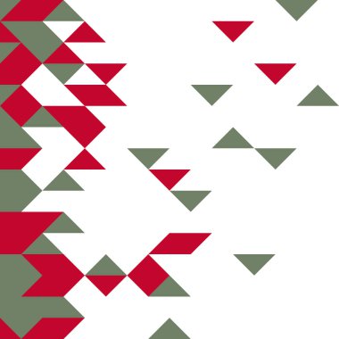 Rastgele renklendirilmiş elmaslarla desen, üretken hesaplama sanatı çizimi