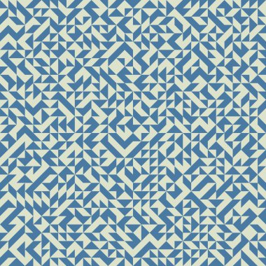 Renkli fayans, kusursuz rastgele dokuma mozaik deseni, bağlantı sanatı arkaplan tasarımı illüstrasyonu, soyut geometrik desenli üretken hesaplama sanatsal illüstrasyonu