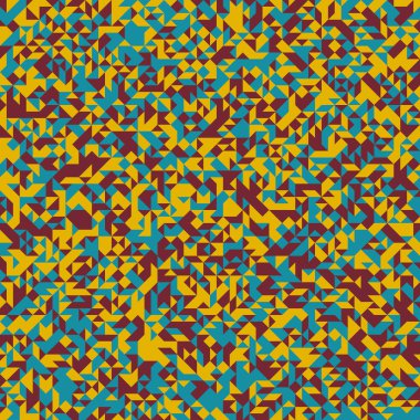 Soyut Geometrik Desen, üretken hesaplama sanatı, vektör illüstrasyonu 