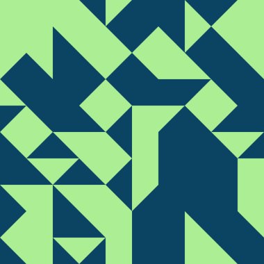 Renkli fayans, kusursuz rastgele dokuma mozaik deseni, bağlantı sanatı arkaplan tasarımı illüstrasyonu, soyut geometrik desenli üretken hesaplama sanatsal illüstrasyonu