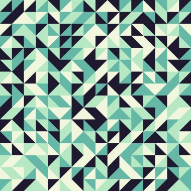 Renkli fayans, kusursuz rastgele dokuma mozaik deseni, bağlantı sanatı arkaplan tasarımı illüstrasyonu, soyut geometrik desenli üretken hesaplama sanatsal illüstrasyonu