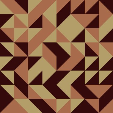 Rastgele renklendirilmiş elmaslarla desen, üretken hesaplama sanatı çizimi