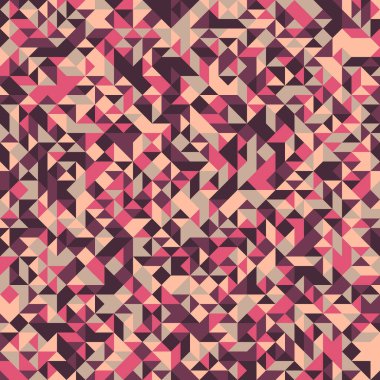 Renkli fayans, kusursuz rastgele dokuma mozaik deseni, bağlantı sanatı arkaplan tasarımı illüstrasyonu, soyut geometrik desenli üretken hesaplama sanatsal illüstrasyonu