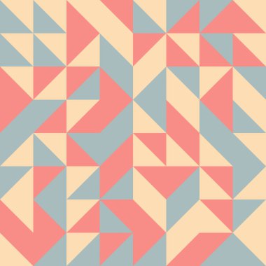 Renkli fayans, kusursuz rastgele dokuma mozaik deseni, bağlantı sanatı arkaplan tasarımı illüstrasyonu, soyut geometrik desenli üretken hesaplama sanatsal illüstrasyonu