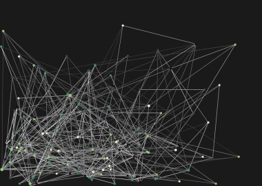 Soyut düşük çokgen ağ arkaplan çizimi
