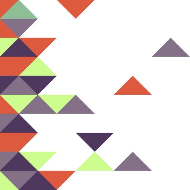 Rastgele renklendirilmiş elmaslarla desen, üretken hesaplama sanatı çizimi