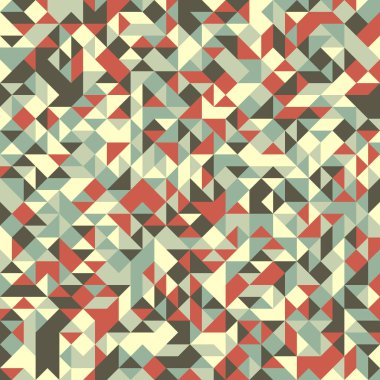 Renkli fayans, kusursuz rastgele dokuma mozaik deseni, bağlantı sanatı arkaplan tasarımı illüstrasyonu, soyut geometrik desenli üretken hesaplama sanatsal illüstrasyonu