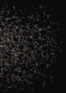 Soyut düşük çokgen ağ renk vektörü çizimi