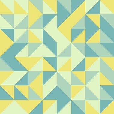 Renkli fayans, kusursuz rastgele dokuma mozaik deseni, bağlantı sanatı arkaplan tasarımı illüstrasyonu, soyut geometrik desenli üretken hesaplama sanatsal illüstrasyonu