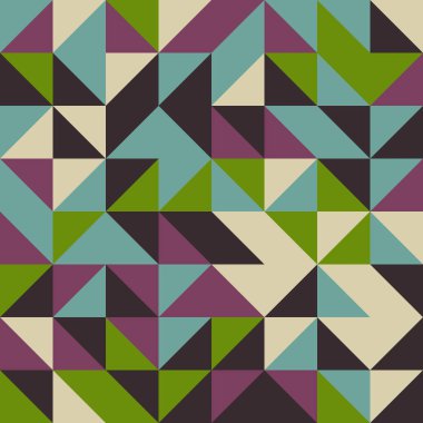 Renkli fayans, kusursuz rastgele dokuma mozaik deseni, bağlantı sanatı arkaplan tasarımı illüstrasyonu, soyut geometrik desenli üretken hesaplama sanatsal illüstrasyonu