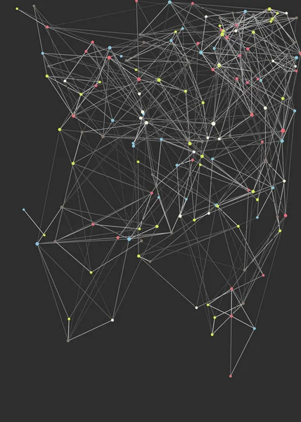 概要低ポリゴンメッシュカラーベクトル図 — ストックベクタ