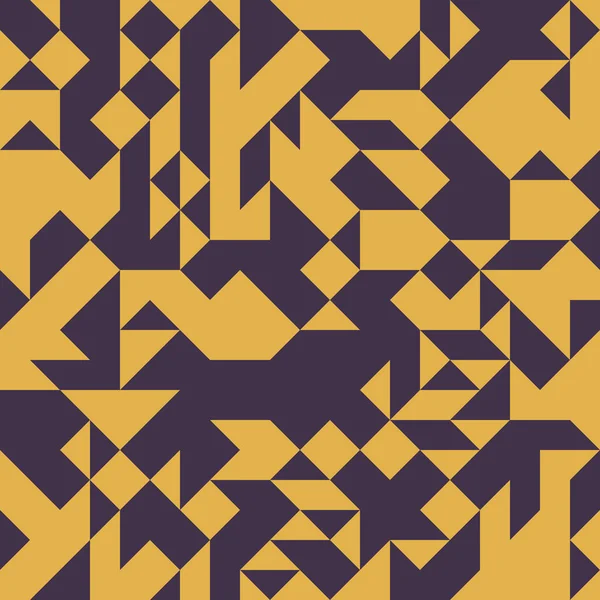 シームレスなランダムな織りモザイクパターンとカラフルなタイル 接続アートの背景デザインイラスト 抽象幾何学パターン生成計算アートイラスト — ストックベクタ