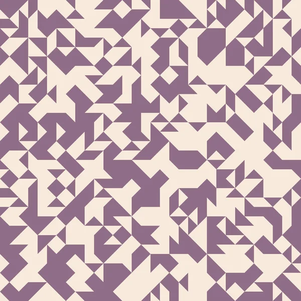 彩色瓷砖 无缝交织马赛克图案 连接艺术背景设计图解 抽象几何图案生成计算艺术图解 — 图库矢量图片