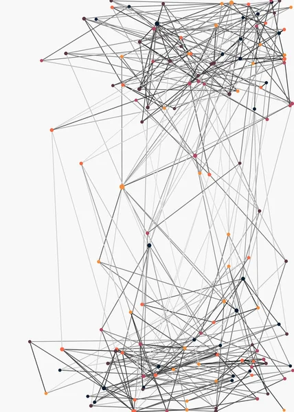 Illustration Abstraite Fond Maille Basse Polygone — Image vectorielle