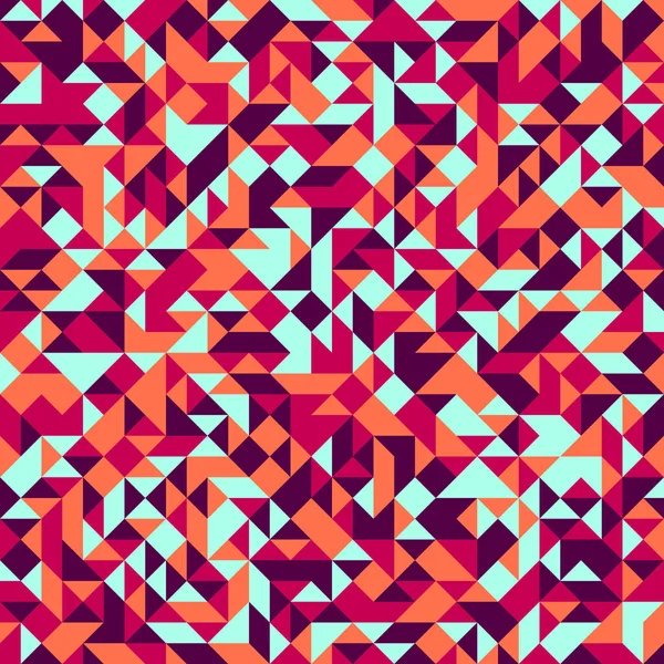 Tuile Colorée Avec Motif Mosaïque Entrelacement Aléatoire Sans Couture Illustration — Image vectorielle