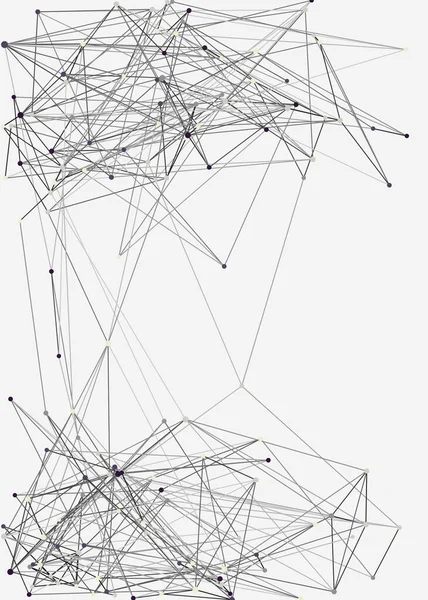 Illustration Abstraite Fond Maille Basse Polygone — Image vectorielle