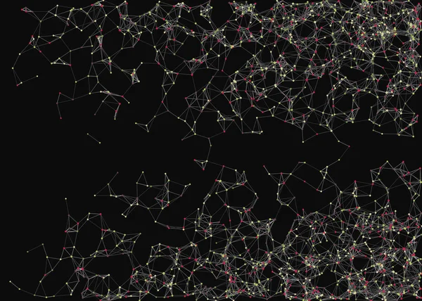 Абстрактний Колір Сітки Низького Багатокутника Векторні Ілюстрації — стоковий вектор