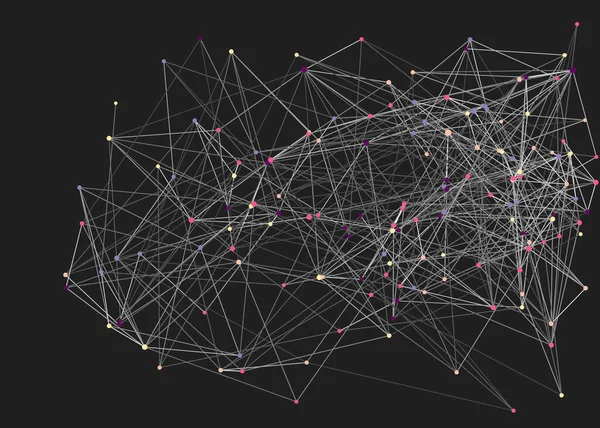 Illustration Vectorielle Abstraite Couleur Maille Basse Polygone — Image vectorielle