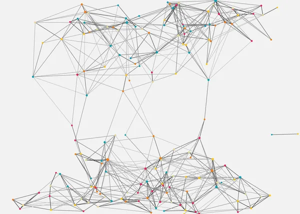 Illustration Vectorielle Abstraite Couleur Maille Basse Polygone — Image vectorielle