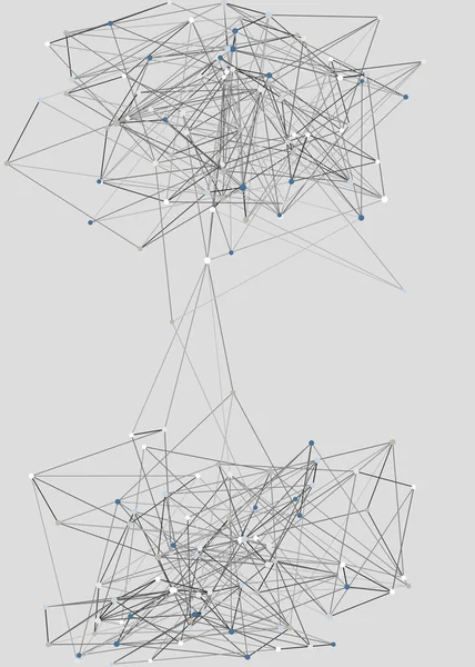 Ilustración Abstracta Del Vector Color Malla Polígono Bajo — Archivo Imágenes Vectoriales