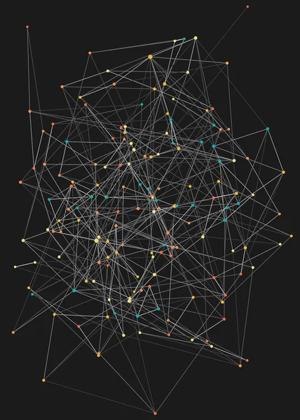 Illustration Abstraite Fond Maille Basse Polygone — Image vectorielle