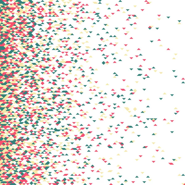 Случайные Цветные Бриллианты Иллюстрация Генеративного Вычислительного Искусства — стоковый вектор