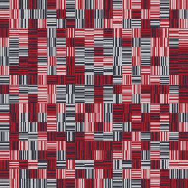 Soyut Geometrik Desen, üretken hesaplama sanatı, vektör illüstrasyonu 