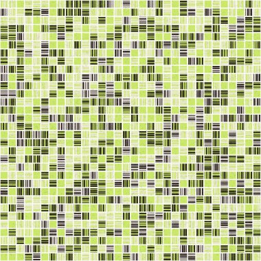 Soyut Geometrik Desen, üretken hesaplama sanatı, vektör illüstrasyonu  