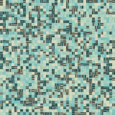 Soyut Geometrik Desen, üretken hesaplama sanatı, vektör illüstrasyonu  