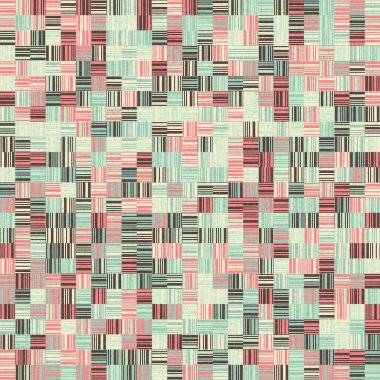 Soyut Geometrik Desen üretken hesaplama sanatı çizimi