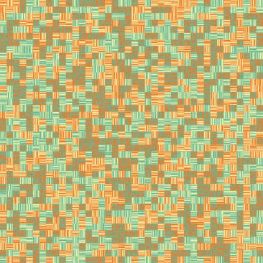 Soyut Geometrik Desen, üretken hesaplama sanatı, vektör illüstrasyonu 