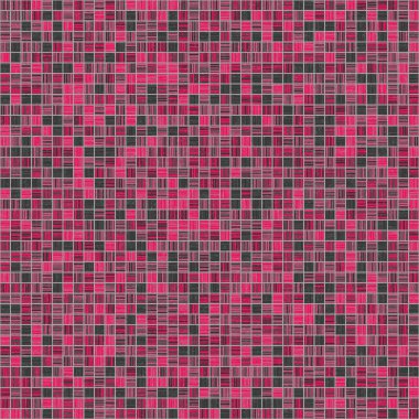 Soyut Geometrik Desen, üretken hesaplama sanatı, vektör illüstrasyonu 