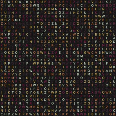 Soyut geometrik desen, üretici hesaplama vektörü çizimi