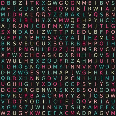 Soyut geometrik desen, üretici hesaplama vektörü çizimi