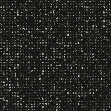 Soyut geometrik desen, üretici hesaplama vektörü çizimi