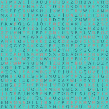 Soyut Geometrik Desen, üretken hesaplama sanatı, vektör illüstrasyonu  