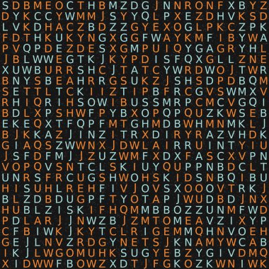 Soyut Geometrik Desen, üretken hesaplama sanatı, vektör illüstrasyonu  