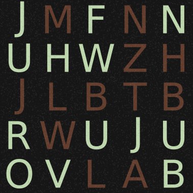 Soyut Geometrik Desen, üretken hesaplama sanatı, vektör illüstrasyonu 