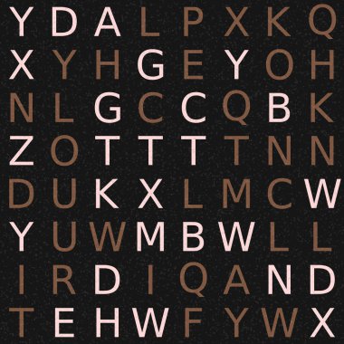 Soyut Geometrik Desen, üretken hesaplama sanatı, vektör illüstrasyonu 