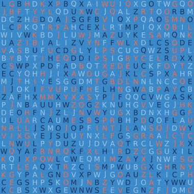 Soyut Geometrik Desen, üretken hesaplama sanatı, vektör illüstrasyonu  