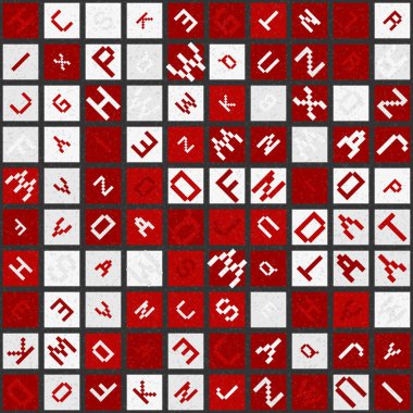 Soyut Geometrik küpler ve kareler, vektör illüstrasyon arka planı