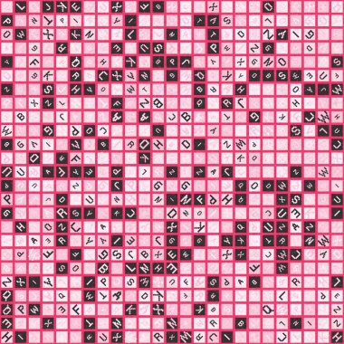 Soyut Geometrik küpler ve kareler, vektör illüstrasyon arka planı