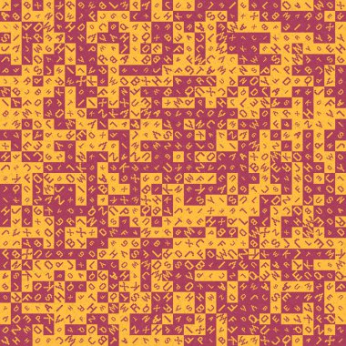 Soyut Geometrik küpler ve kareler, vektör illüstrasyon arka planı