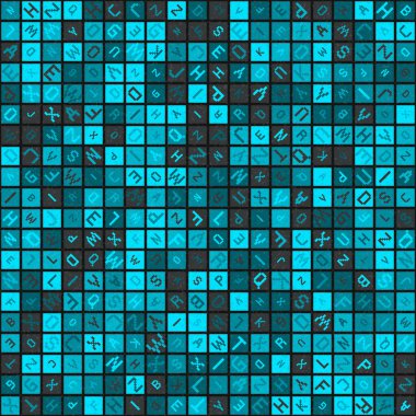 Soyut Geometrik küpler ve kareler, vektör illüstrasyon arka planı