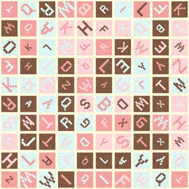 Soyut Geometrik küpler ve kareler, vektör illüstrasyon arka planı