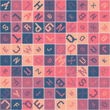 Soyut Geometrik küpler ve kareler, vektör illüstrasyon arka planı