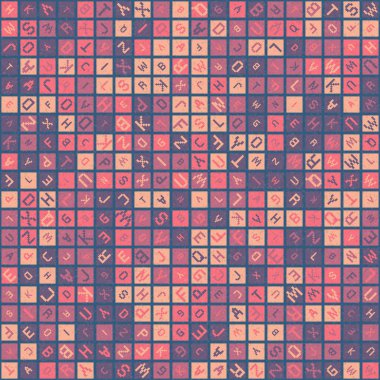 Soyut Geometrik küpler ve kareler, vektör illüstrasyon arka planı